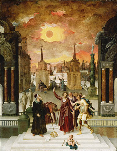 Dionysius Areopagite and the eclipse of Sun